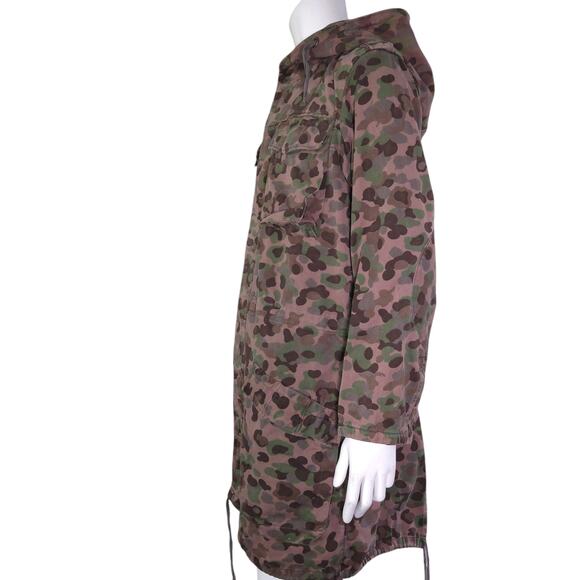 Soviet Union Camo Coat 96-100 / 3-4 Hood Slit Back Military Uniform - Picture 7 of 16